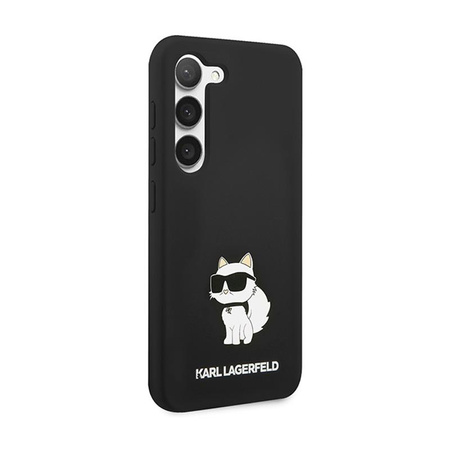 Karl Lagerfeld Silicone Choupette - Samsung Galaxy S24+ Tasche (schwarz)