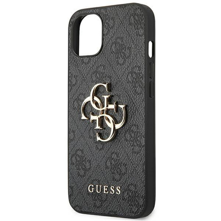 Guess 4G Big Metal Logo - pouzdro pro iPhone 14 (šedé)