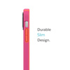 Speck CandyShell Pro - iPhone 14 Pro Max Hülle mit MICROBAN-Beschichtung (Digital Pink / Energy Red)