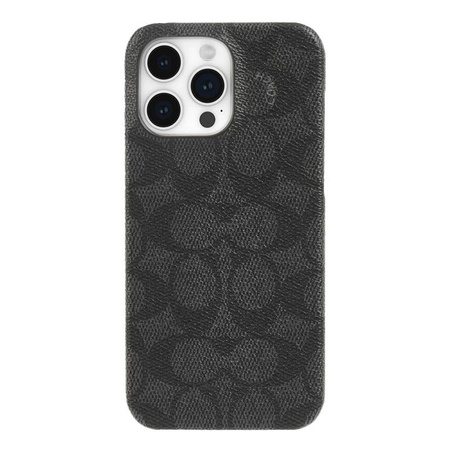 Coach Slim Wrap Signature C Case -  Etui iPhone 15 Pro Max (Charcoal)