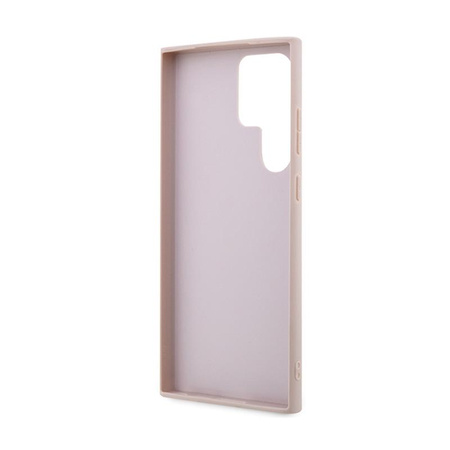 Guess 4G Big Metal Logo - Étui Samsung Galaxy S24 Ultra (rose)