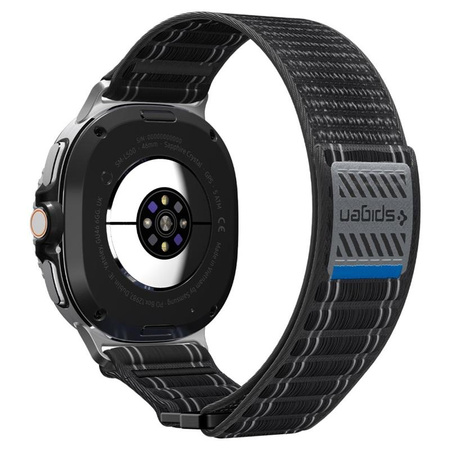 PASEK DO GALAXY WATCH 8 | 8 CLASSIC 40 44 46 mm SPIGEN NYLONOWY CZARNY