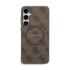 Guess 4G Collection bőr fém logós MagSafe - Samsung Galaxy S24+ tok (barna)
