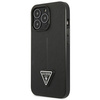 Guess Saffiano Triangle Logo Case - Coque pour iPhone 13 Pro (noir)