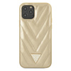 Guess V Quilted - Etui iPhone 12 Pro Max (złoty)