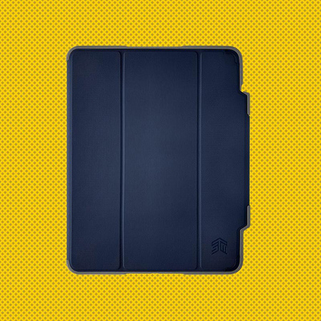 STM Dux Plus - Etui pancerne iPad 11" (2025) / 10.9" (2022) MIL-STD-810G z uchwytem Apple Pencil (Midnight Blue)