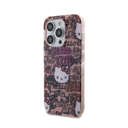 Hello Kitty IML címkék Graffiti - iPhone 14 Pro tok (rózsaszín)