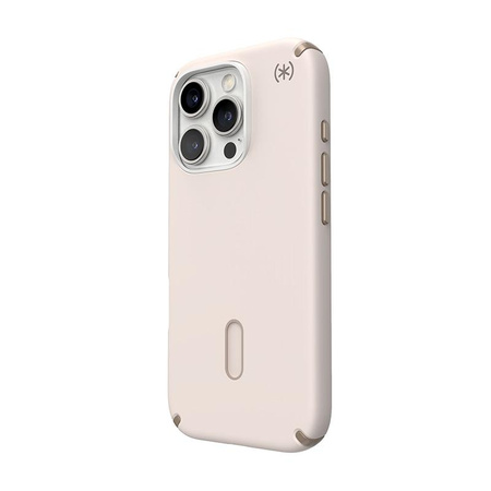 Speck Presidio2 Pro ClickLock & MagSafe - pouzdro pro iPhone 16 Pro (Bělená kost / Zlaté dědictví / Lískově hnědá)