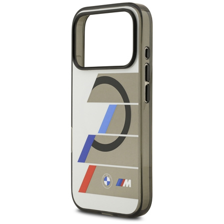 BMW M IML Metal Buttons Tricolor Lines MagSafe - Hülle iPhone 17 Pro Max (anthrazit)