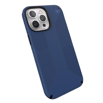 Speck Presidio2 Grip - protiskluzové pouzdro pro iPhone 13 Pro Max (Coastal Blue/Black)