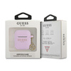 Guess 4G Charms Silikonhülle - AirPods Hülle (Lila)