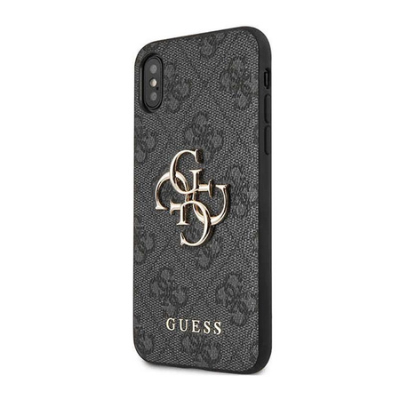Guess 4G Big Metal Logo - iPhone X Case (gray)
