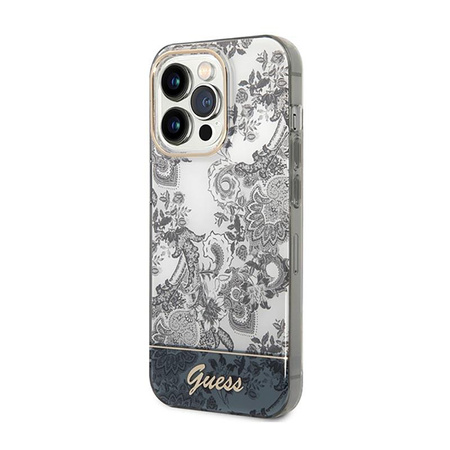 Guess Porcelain Collection - iPhone 14 Pro Case (gray)