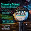 WEKOME VB05 Vanguard Series - bezdrátová sluchátka Bluetooth V5.3 TWS s nabíjecím pouzdrem (červená)