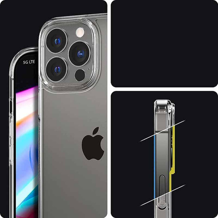 Spigen Ultra Hybrid - Coque pour iPhone 13 Pro Max (Transparent)