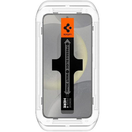 Spigen GLAS.TR EZ FIT Privacy 2-Pack - Tvrzené sklo s filtrem soukromí pro Samsung Galaxy S24 2 ks