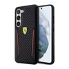 Ferrari Carbon Contrast Edges - Samsung Galaxy S23+ Gehäuse (schwarz)
