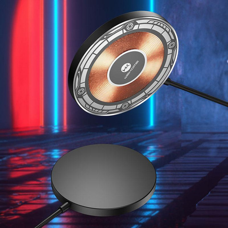 WEKOME WP-U99 Vanguard Series - MagSafe 15W Inductive Charger (Black)