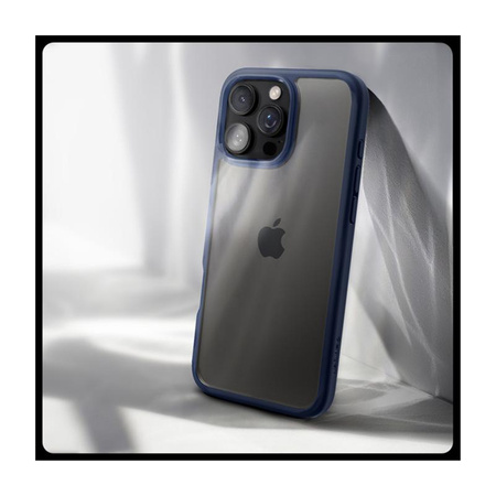 Spigen Ultra Hybrid - tok iPhone 16 Pro készülékhez (sötétkék)