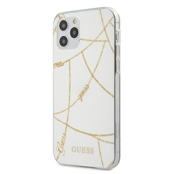 Guess Gold Chain - iPhone 12 Pro Max Case (white)