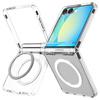 Spigen Ultra Hybrid Pro MagSafe - Case for Samsung Galaxy Z Flip 7 (Clear/White)