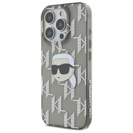 Karl Lagerfeld IML Karl Head Electroplated - iPhone 16 Pro Case (black)