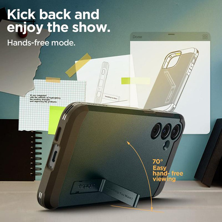 Spigen Tough Armor - Etui pour Samsung Galaxy A55 5G (Abyss Green)