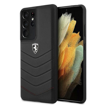 Ferrari Off Track Quilted - Samsung Galaxy S21 Ultra tok (fekete)