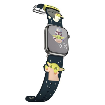 Star Wars - Pánt Apple Watch-hoz 38/40/41/42/44/45/49 mm (The Mandalorian Grogu Using The Force 3D)