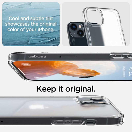 Spigen Ultra Hybrid Matte - Hülle für iPhone 15 Plus / iPhone 14 Plus (Transparent Matt)