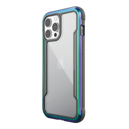X-Doria Raptic Shield Pro - pouzdro pro iPhone 13 Pro Max (antibakteriální) (duhové)