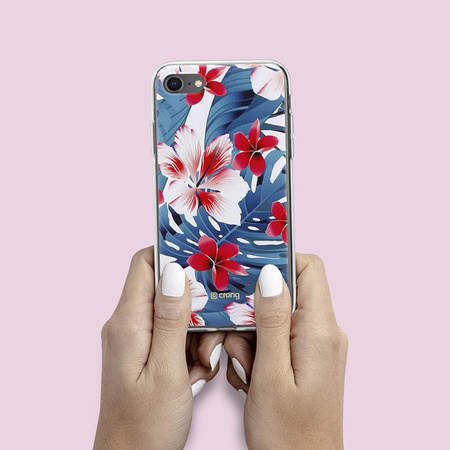 Crong Flower Case - pouzdro pro iPhone SE (2022/2020) / 8 / 7 (vzor 03)