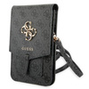 Guess 4G Big Metal Logo Phone Bag - Bag with smartphone compartment (black)