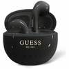 Guess Glossy Effect Egg Shape Printed Classic Logo - Słuchawki Bluetooth TWS + etui ładujące (czarny)