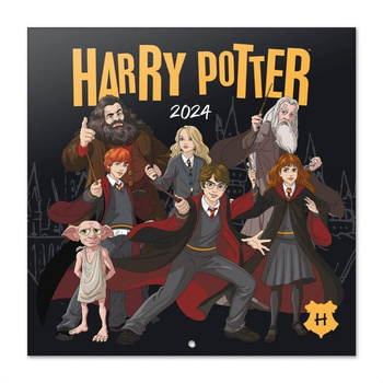 Harry Potter - Nástěnný kalendář 2024 (30 x 30 cm)