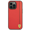 Ferrari Carbon - pouzdro pro iPhone 14 Pro (červené)