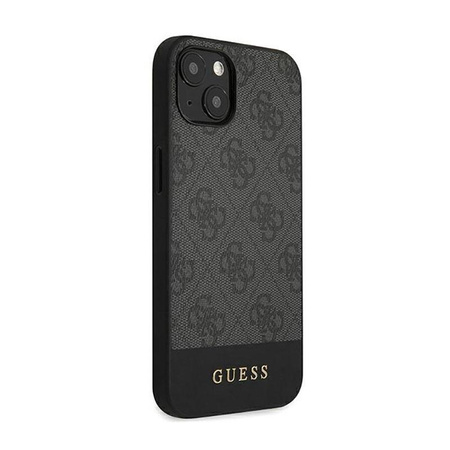 Guess 4G Bottom Stripe Collection - pouzdro pro iPhone 13 (šedé)
