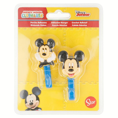 Mickey Mouse - Wieszaki / haczyki 3D (2 szt)