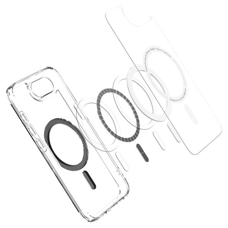 Spigen Ultra Hybrid MagSafe - Hülle für iPhone 16e (Carbon Fiber)