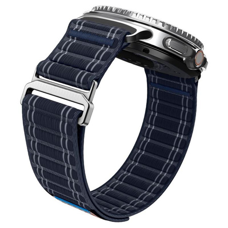 PASEK DO GALAXY WATCH 8 | 8 CLASSIC 40 44 46 mm SPIGEN NYLONOWY GRANATOWY