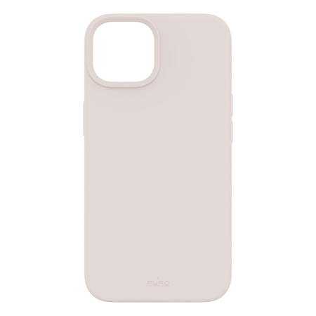 PURO ICON Cover - pouzdro pro iPhone 14 Plus (pískově růžová)