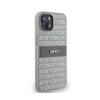 DKNY Lederhülle mit Monostreifen und Metall-Logo - iPhone 14 / 15 / 13 (beige)