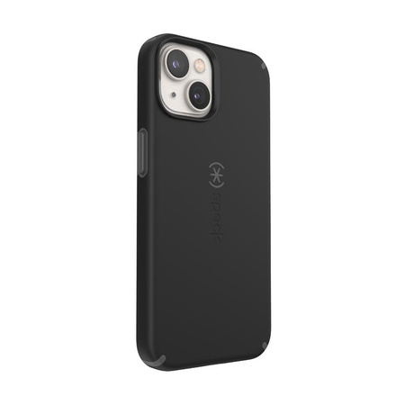 Speck CandyShell Pro + MagSafe - iPhone 14 / iPhone 13 Hülle mit MICROBAN Beschichtung (Schwarz / Schiefergrau)