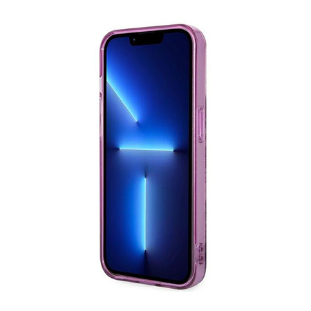 Guess Jungle Case - Coque pour iPhone 14 Pro Max (Rose)