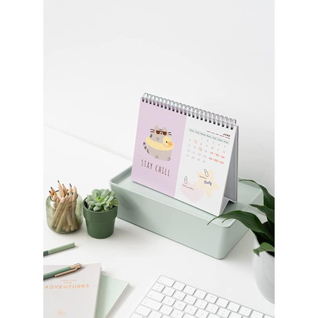 Pusheen - Calendrier de bureau 2022 de la collection Foodie