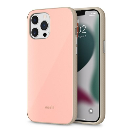 Moshi iGlaze Slim Hardshell Case - iPhone 13 Pro Max (SnapTo System) (Dahlia Pink)