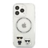 Karl Lagerfeld Karl & Choupette Aluminium MagSafe - iPhone 13 Pro Tasche (Transparent)