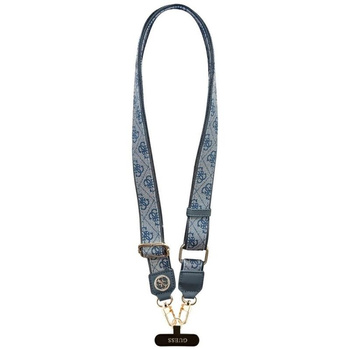 Guess Universal Crossbody Strap 4G Tether Patch Strass Metal Logo - Universal Phone Strap / Lanyard (Blue)