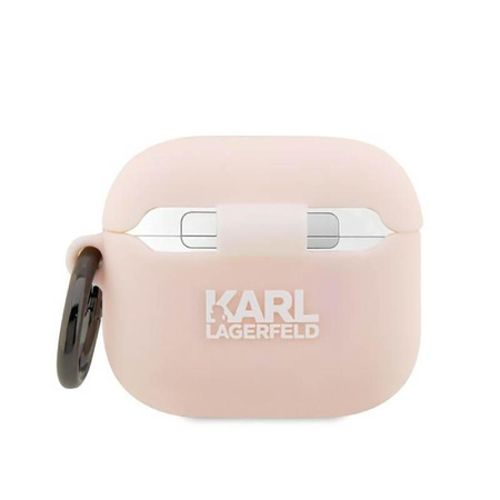 Karl Lagerfeld Silikonové pouzdro NFT Choupette Head 3D - AirPods 3 (růžové)