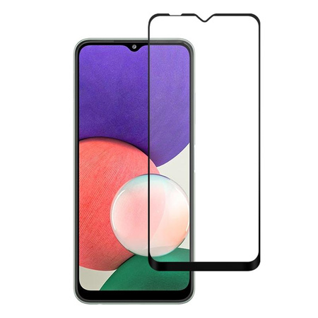 Crong 7D Nano Flexible Glass - Törésálló 9H hibrid üveg a Samsung Galaxy A22 5G teljes képernyőjéhez
